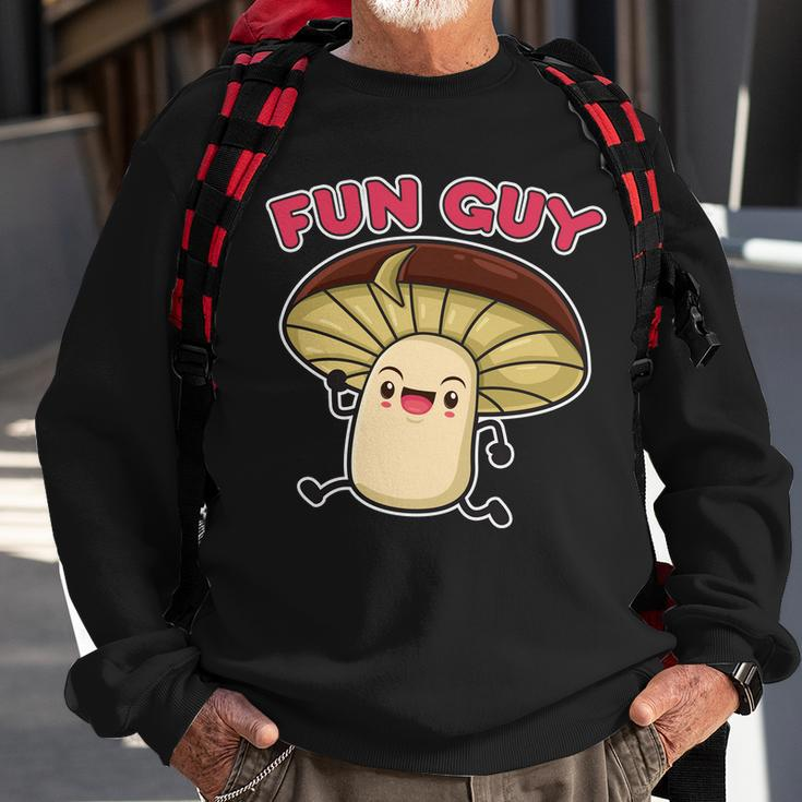 Fun Guy Fungi Mushroom Tshirt Sweatshirt Gifts for Old Men