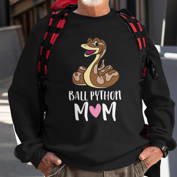 Funny Ball Python Mom Snake Ball Python Sweatshirt Gifts for Old Men