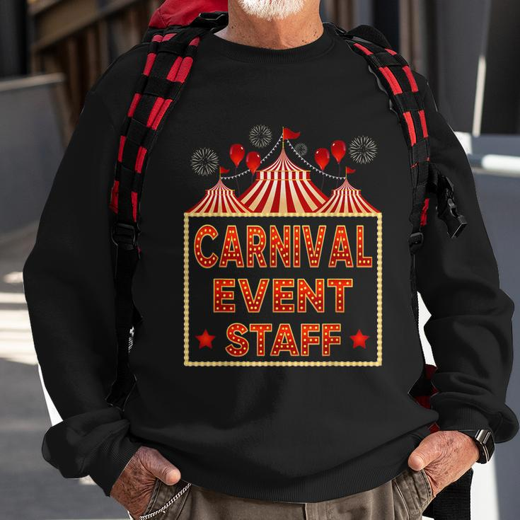 Funny Carnival Event Staff Circus Theme Quote Carnival Sweatshirt Gifts for Old Men