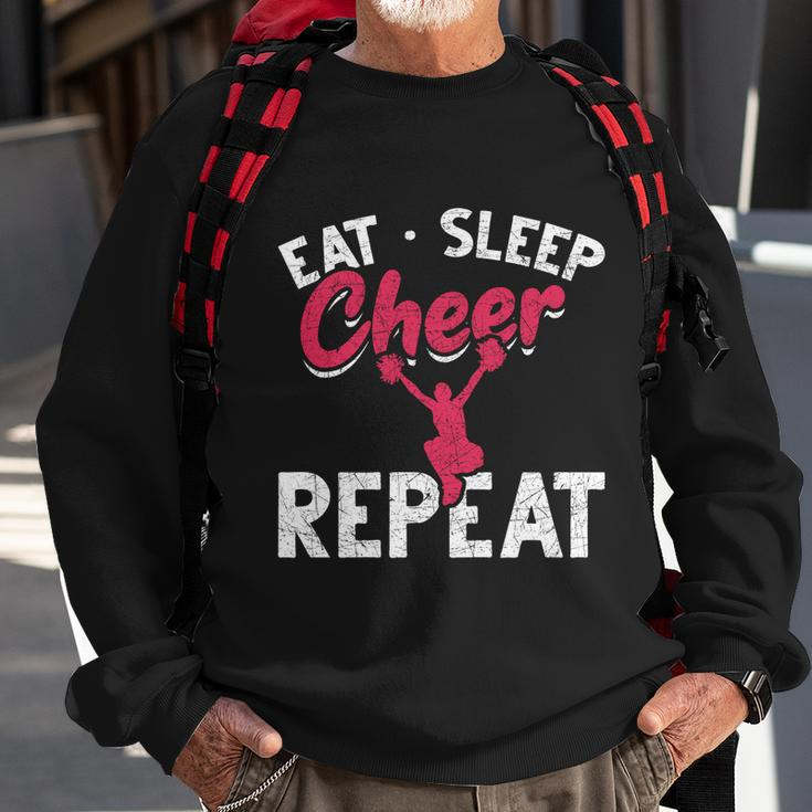 Funny Cheer Practice Cheerleading Cheering Cheerleader Funny Gift Sweatshirt Gifts for Old Men