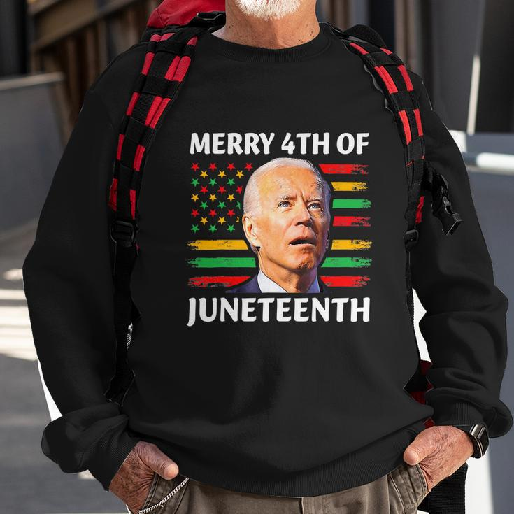 Funny Joe Biden Merry 4Th Of July Sweatshirt Gifts for Old Men