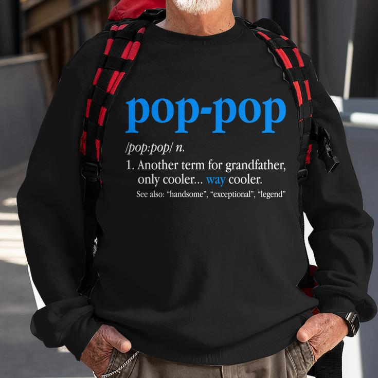Funny Pop Pop Definition Cool Fathers Day Tshirt Sweatshirt Gifts for Old Men