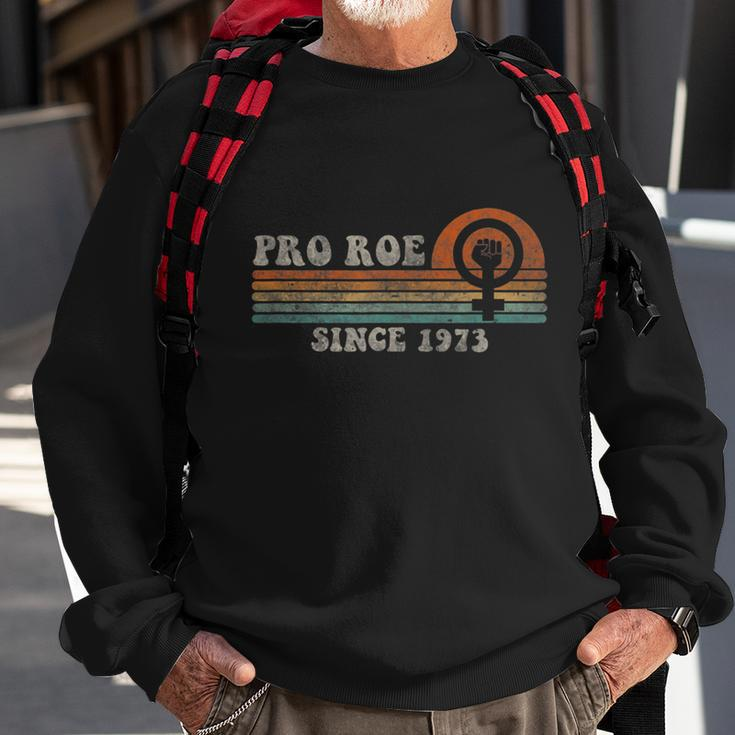 Funny Since 1973 Vintage Pro Roe Retro Sweatshirt Gifts for Old Men