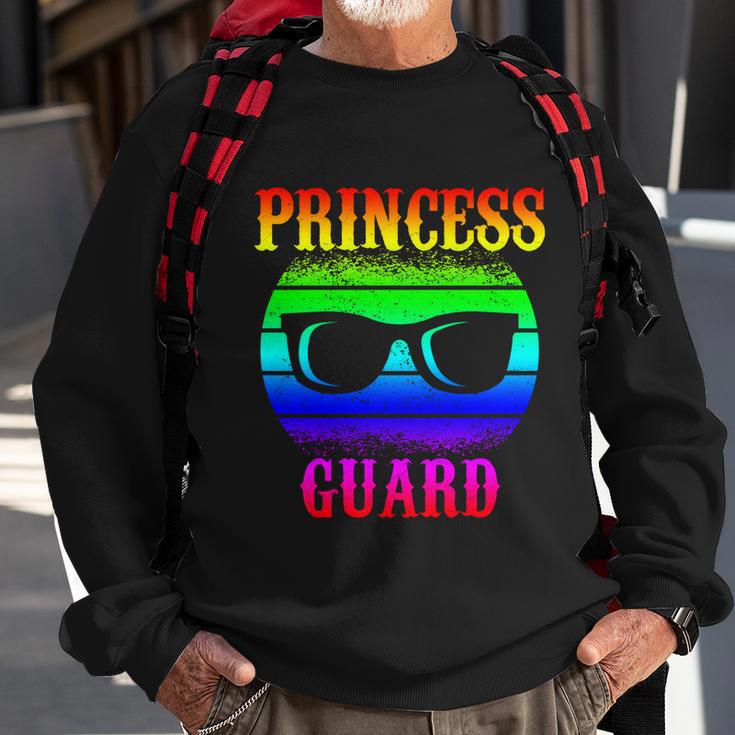 Funny Tee For Fathers Day Princess Guard Of Daughters Gift Sweatshirt Gifts for Old Men