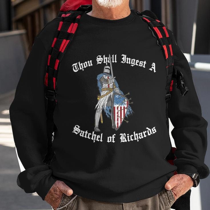 Funny Thou Shall Ingest A Satchel Of Richards Eat A Bag Of Dicks Gift Tshirt Sweatshirt Gifts for Old Men