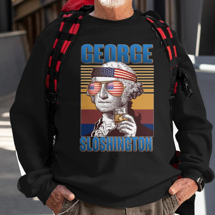 George Sloshington Tshirt Sweatshirt Gifts for Old Men