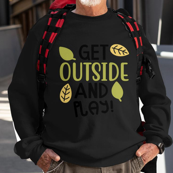 Get Outside And Play Halloween Quote V3 Sweatshirt Gifts for Old Men