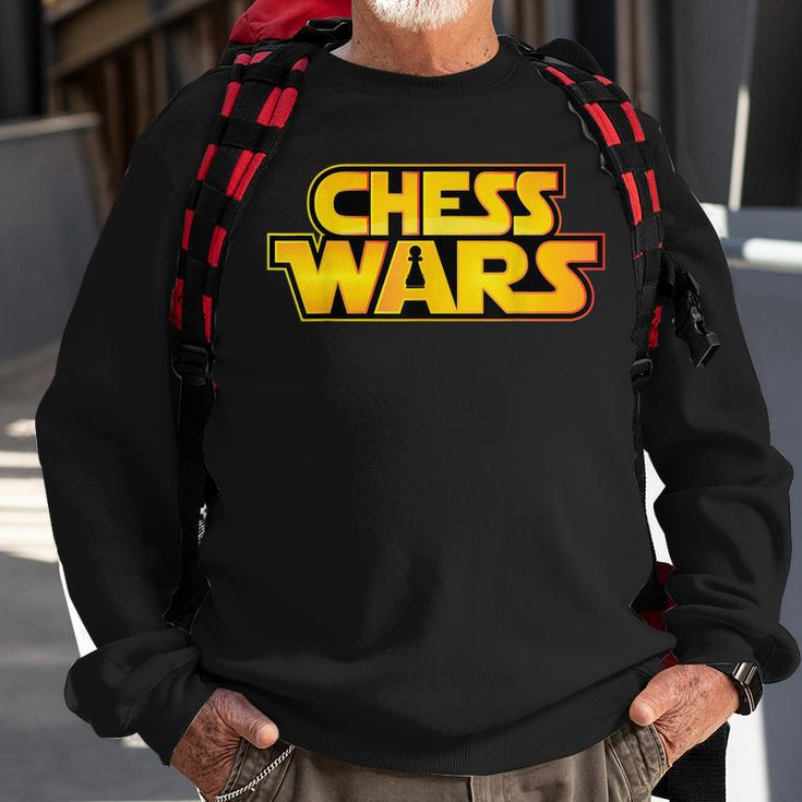 Gift For Chess Player - Chess Wars Pawn Sweatshirt Gifts for Old Men