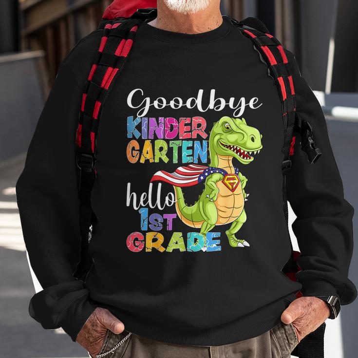 Goodbye Kindergarten Hello 1St Grade Graduation Last Day Sweatshirt Gifts for Old Men