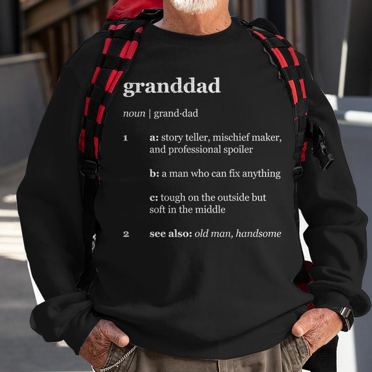 Granddad Noun Definition Tshirt Sweatshirt Gifts for Old Men