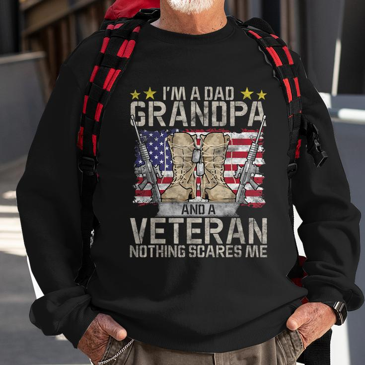 Grandpa Shirts For Men Fathers Day Im A Dad Grandpa Veteran Graphic Design Printed Casual Daily Basic Sweatshirt Gifts for Old Men