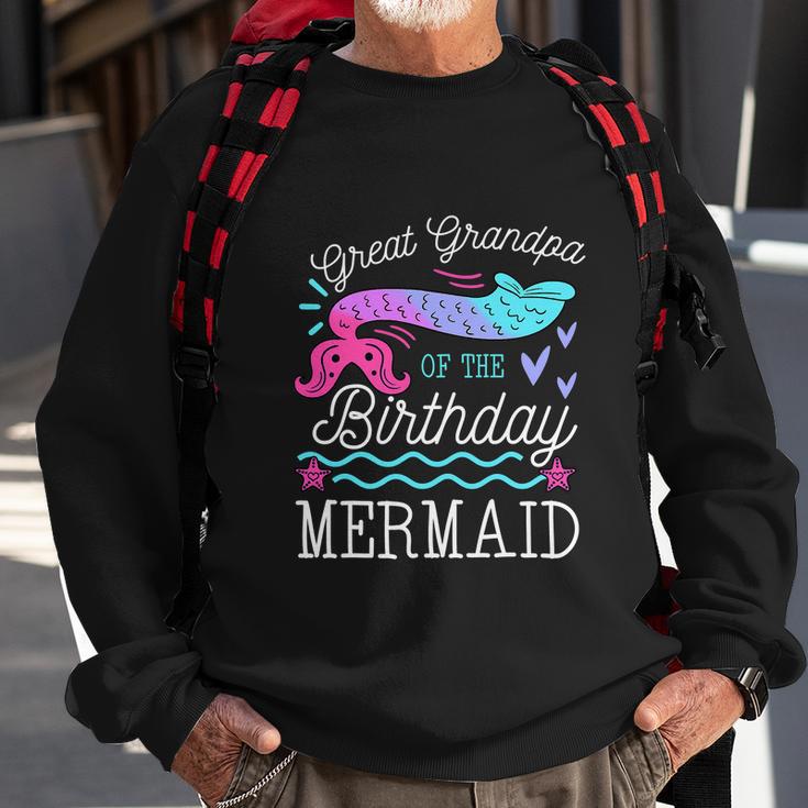 Great Grandpa Of The Birthday Mermaid Sweatshirt Gifts for Old Men