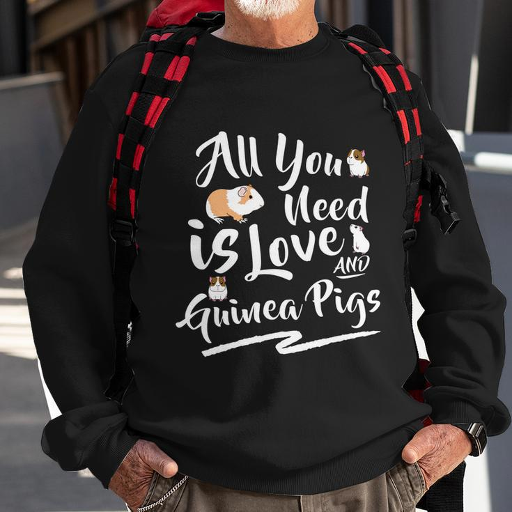 Guinea Pig Lover Gift Love And Guinea Pigs Guinea Pig Mom Gift Graphic Design Printed Casual Daily Basic Sweatshirt Gifts for Old Men