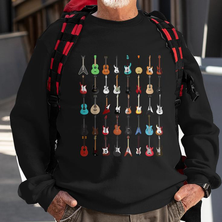 Guitar Musical Instrument Gift Rock N Roll Gift Sweatshirt Gifts for Old Men