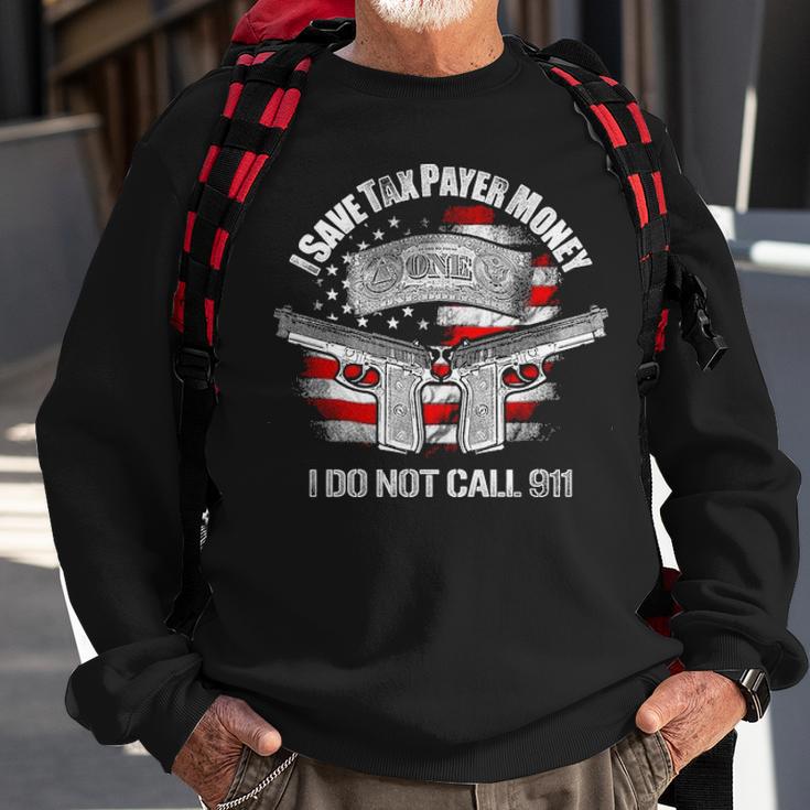 Gun Control I Save Tax Sweatshirt Gifts for Old Men