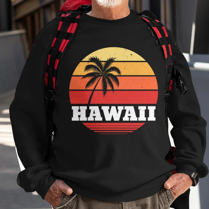 Hawaii Retro Sun V2 Sweatshirt Gifts for Old Men