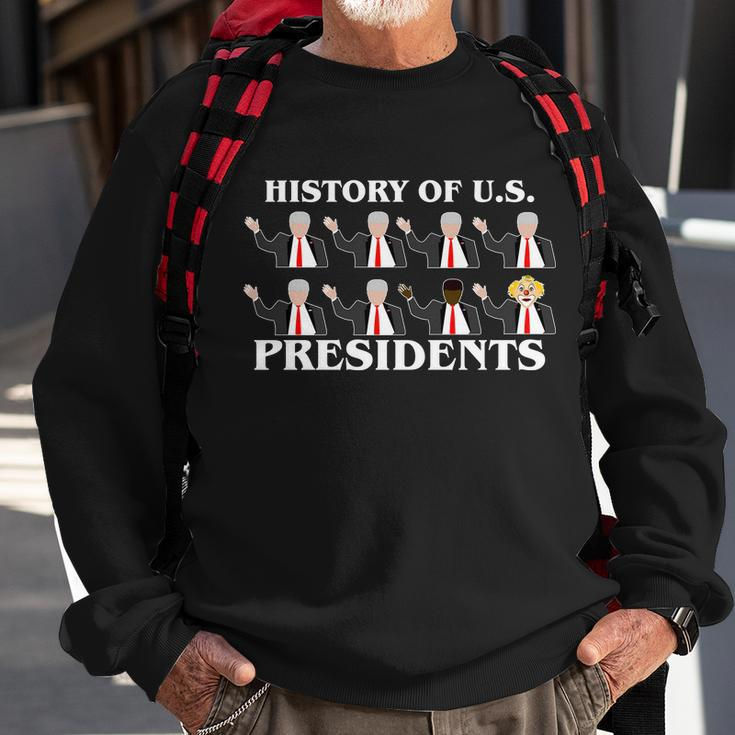 History Of US Presidents Anti Trump Clown Tshirt Sweatshirt Gifts for Old Men