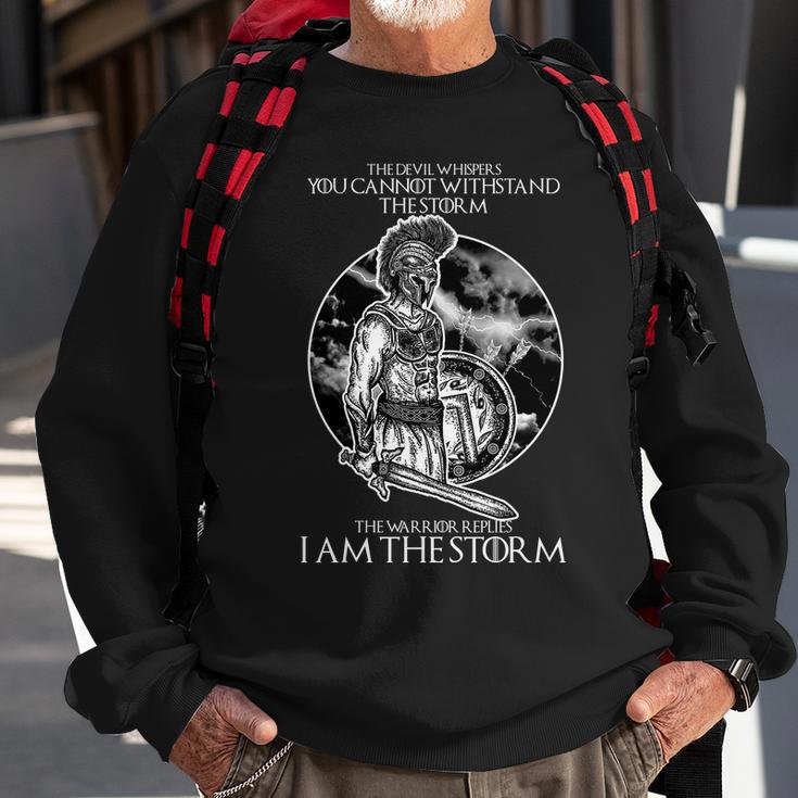 I Am The Storm Warrior Sweatshirt Gifts for Old Men