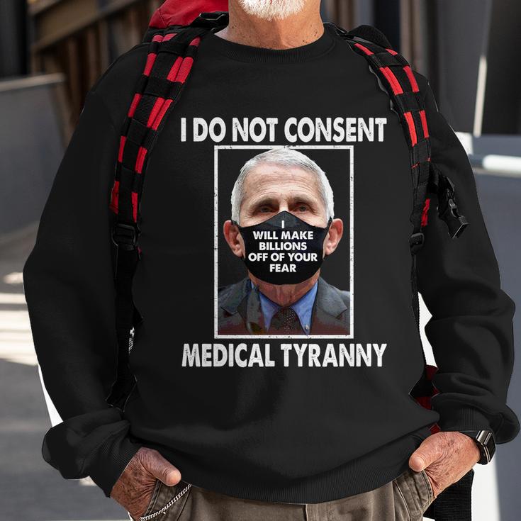 I Do Not Consent Medical Tyranny Anti Dr Fauci Vaccine Tshirt Sweatshirt Gifts for Old Men