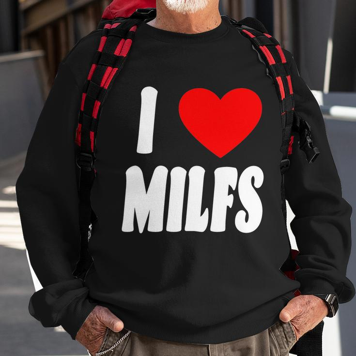 I Heart Milfs Tshirt Sweatshirt Gifts for Old Men