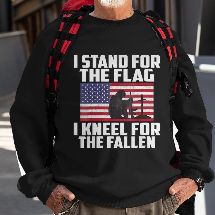 I Stand For The Flag Kneel For The Fallen Memorial Day Gift Sweatshirt Gifts for Old Men
