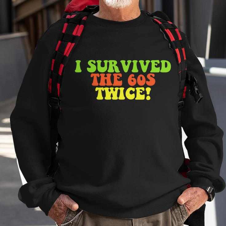 I Survived The 60S Twice Tshirt Sweatshirt Gifts for Old Men
