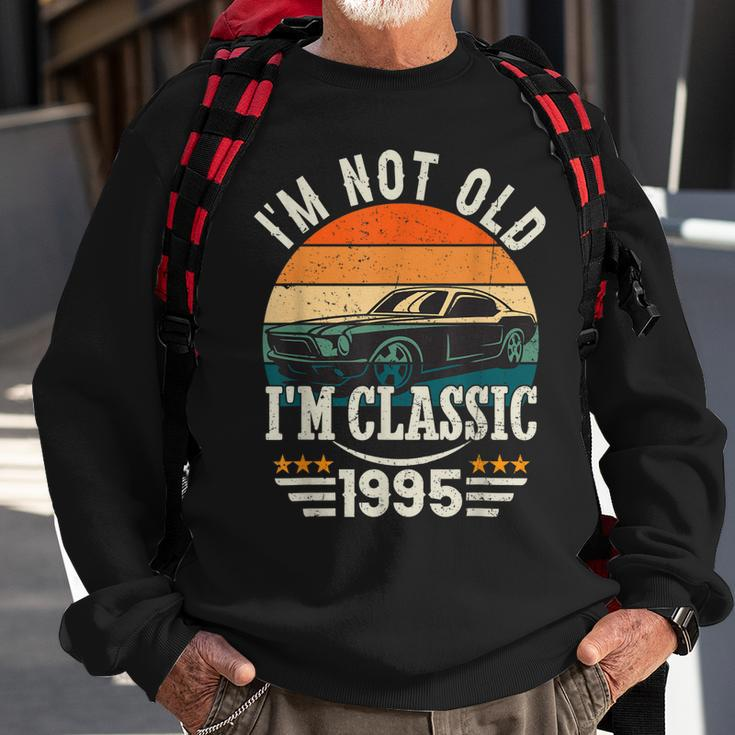 Im Classic Car 27Th Birthday Gift 27 Years Old Born In 1995 Men Women Sweatshirt Graphic Print Unisex Gifts for Old Men