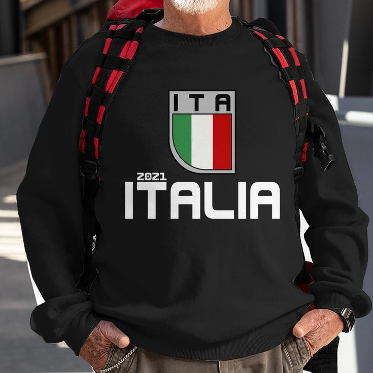 Italy Italia 2021 Football Soccer Logo Tshirt Sweatshirt Gifts for Old Men