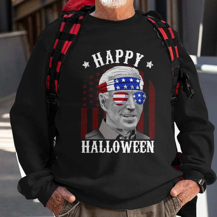 Joe Biden Happy Halloween Funny 4Th Of July V2 Sweatshirt Gifts for Old Men