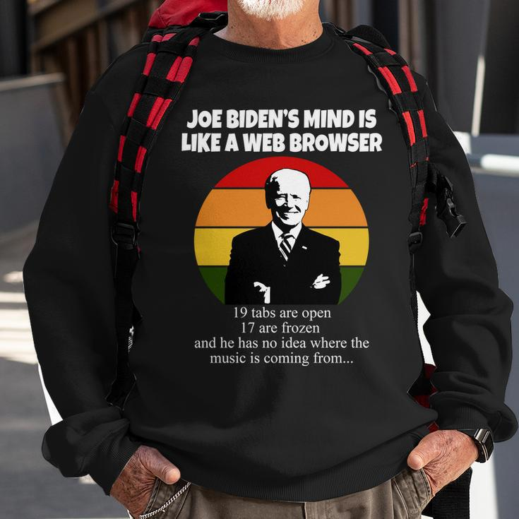 Joe Bidens Mind Is Like A Web Browser Tshirt Sweatshirt Gifts for Old Men