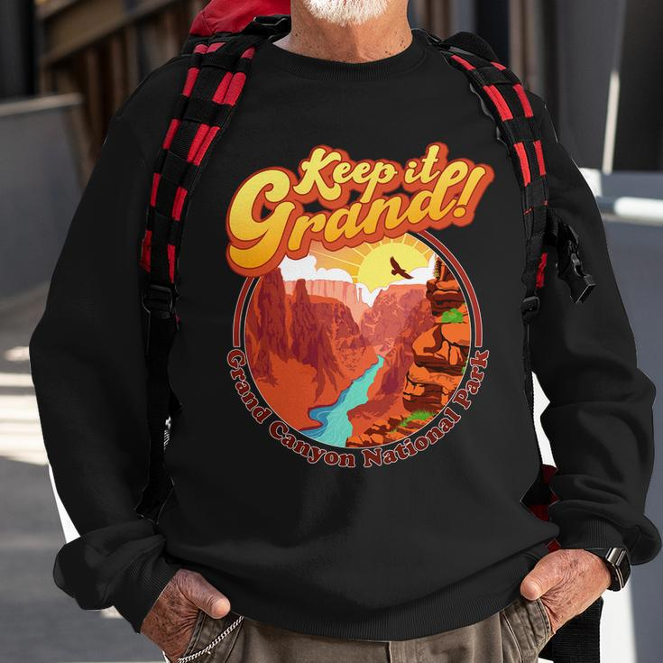 Keep It Grand Great Canyon National Park Sweatshirt Gifts for Old Men