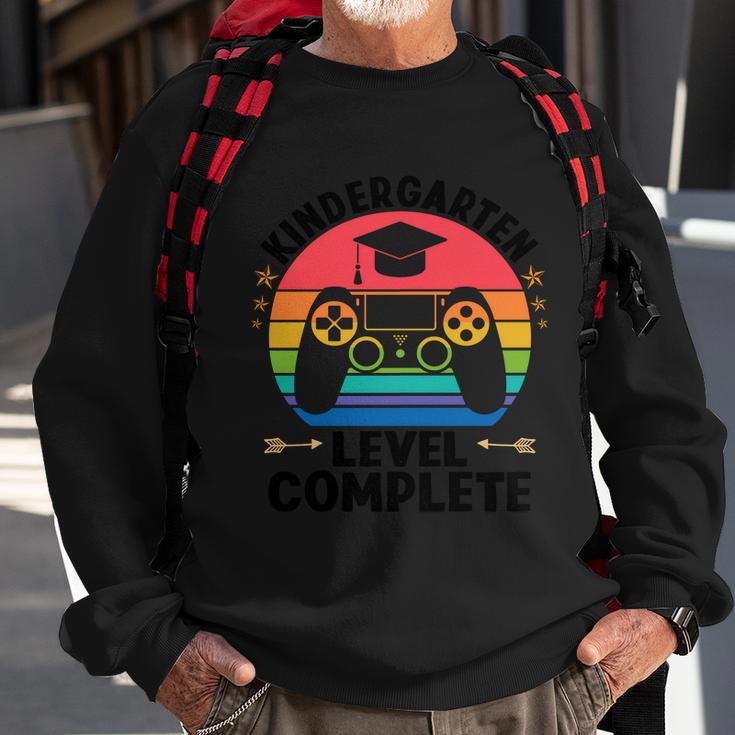 Kindergarten Level Complete Game Back To School Sweatshirt Gifts for Old Men