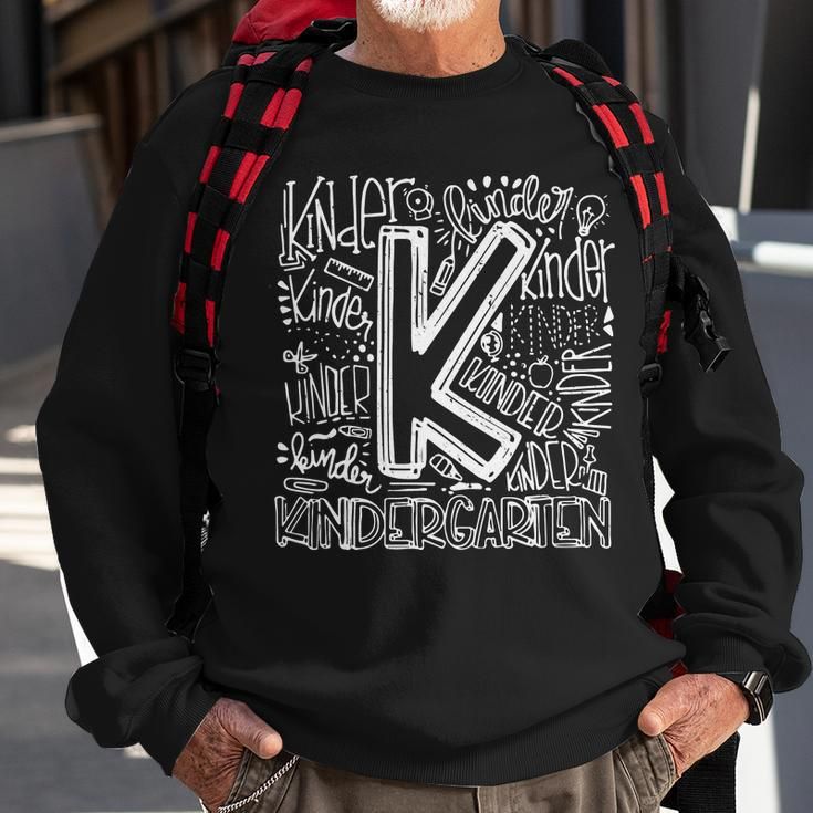 Kindergarten Mashup Sweatshirt Gifts for Old Men