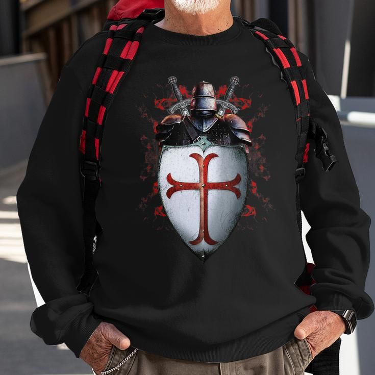 Knights TemplarShirt - The Brave Knights The Warrior Of God Sweatshirt Gifts for Old Men
