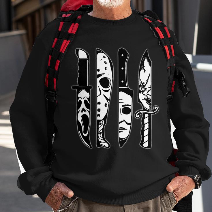 Knives Machete Horror Movies Halloween Tshirt Sweatshirt Gifts for Old Men