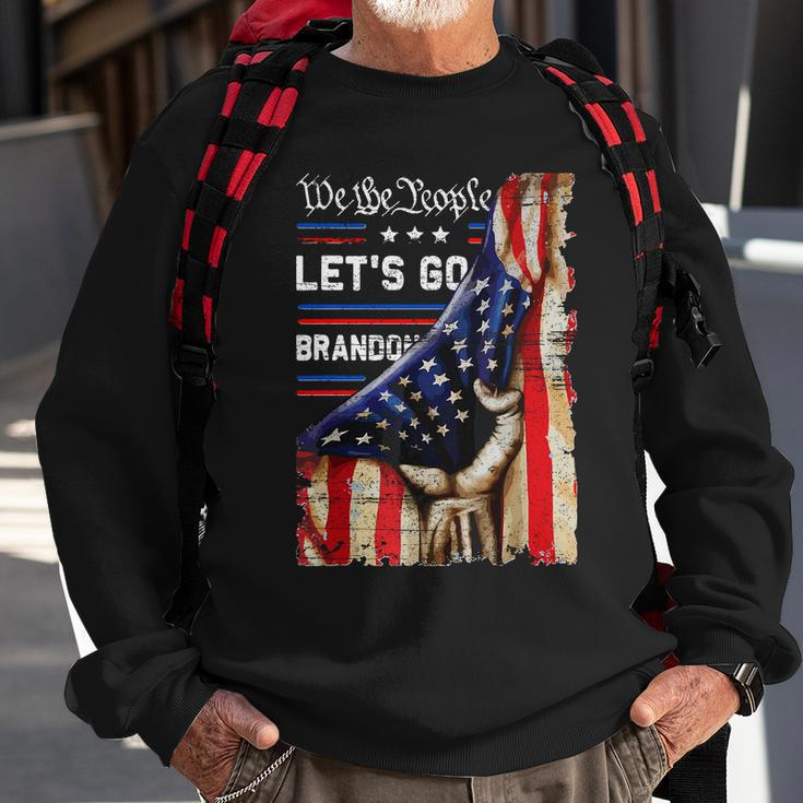 Lets Go Branson Brandon Conservative Anti Liberal Sweatshirt Gifts for Old Men