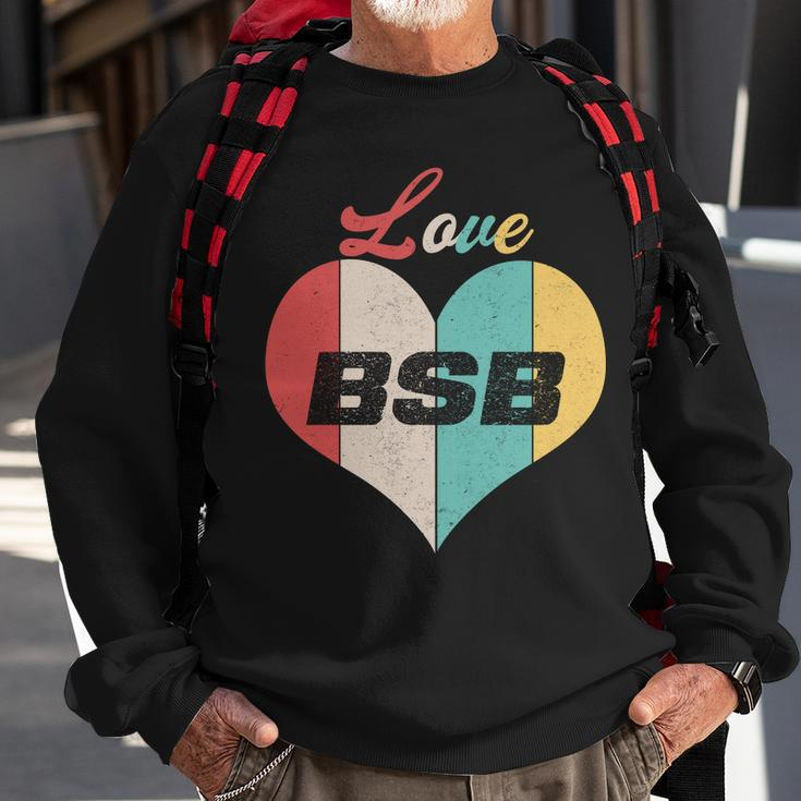Love Bsb Vintage Music Sweatshirt Gifts for Old Men