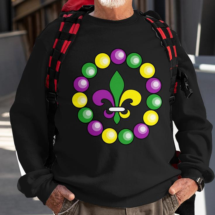 Mardi Gras Beads V2 Sweatshirt Gifts for Old Men