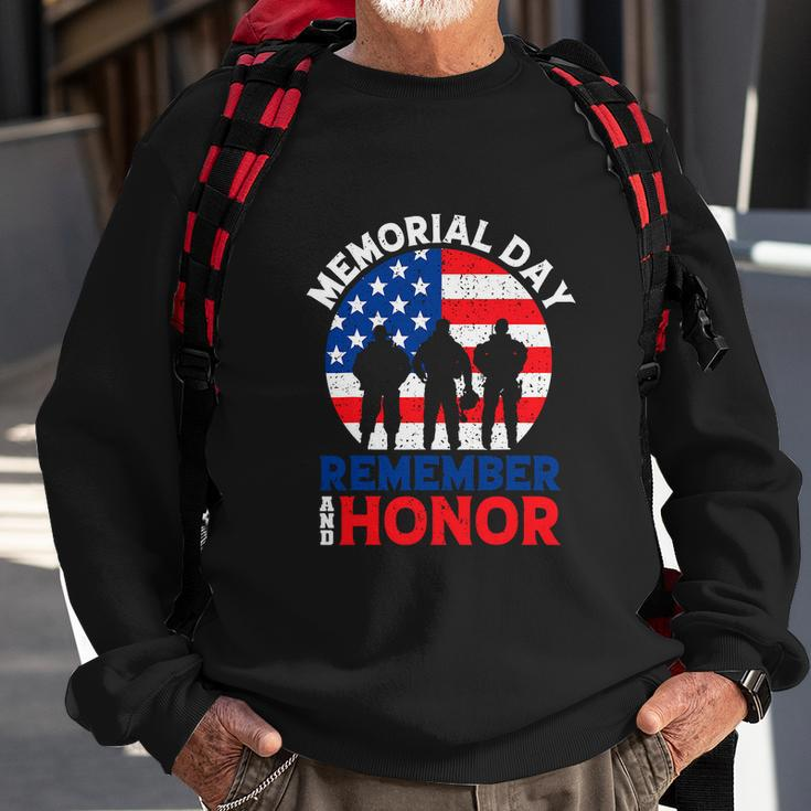Memorial Day Quote Military Usa Flag 4Th Of July Sweatshirt Gifts for Old Men