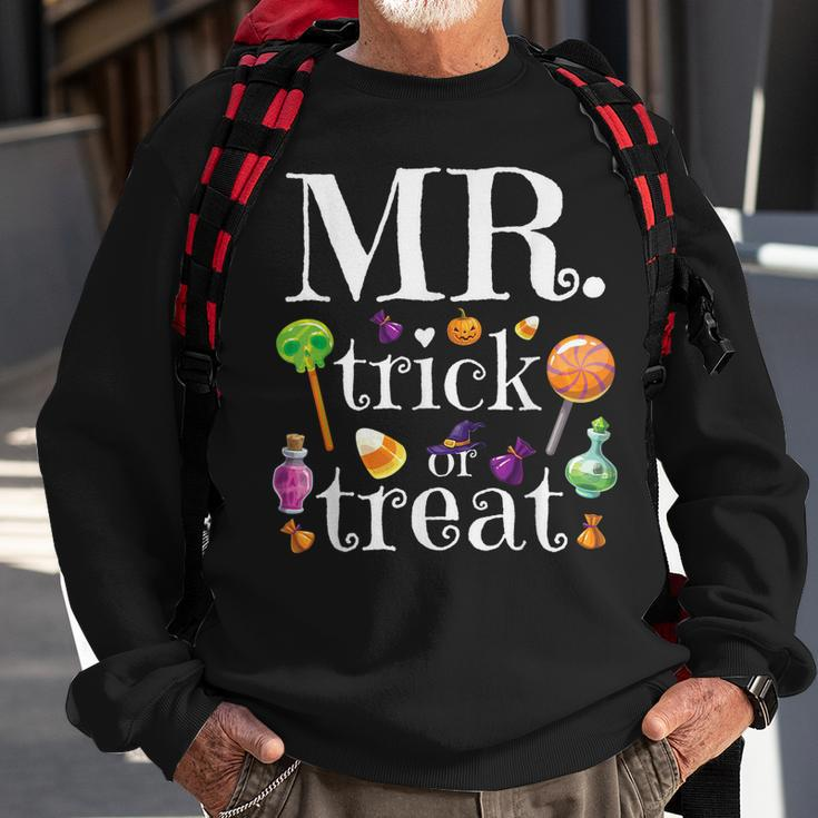 Mens Halloween Mr Trick Or Treat Boys Kids Sweatshirt Gifts for Old Men