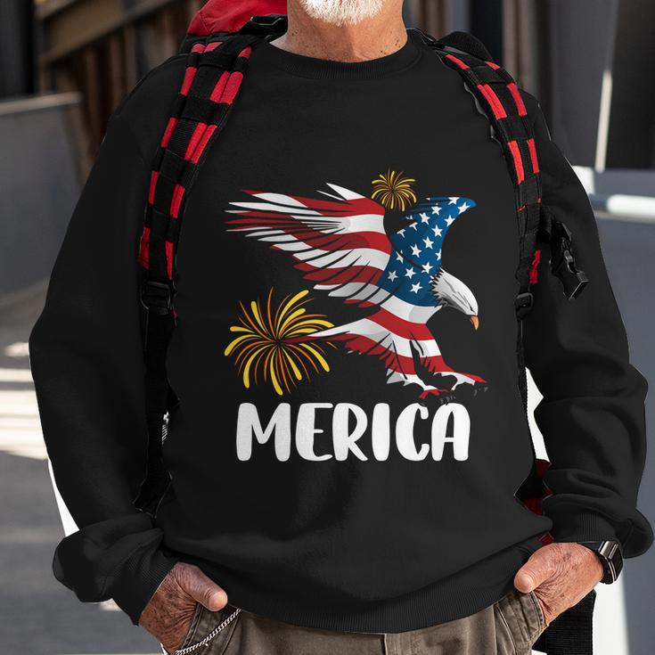 Merica Bald Eagle Mullet Cute Funny Gift 4Th Of July American Flag Meaningful Gi Sweatshirt Gifts for Old Men