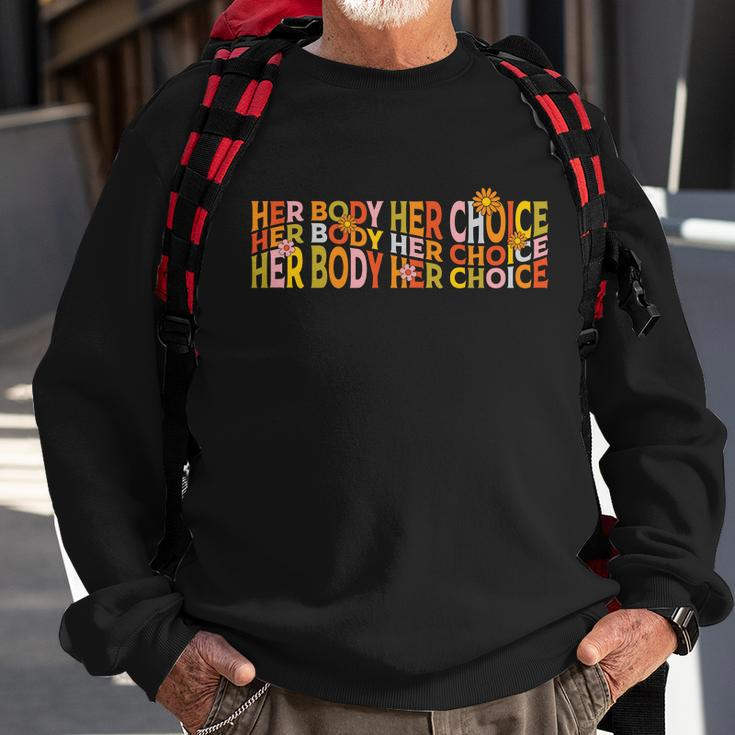Mind Your Own Uterus V6 Sweatshirt Gifts for Old Men