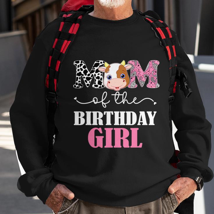 Mom Of The Birthday Girl Tee Farm Cow Mommy Mama St Sweatshirt Gifts for Old Men