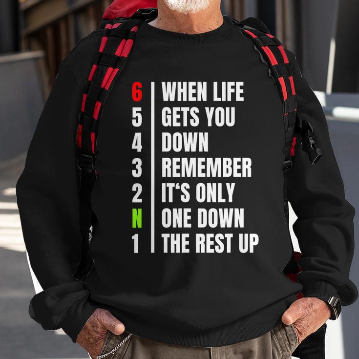 Motorbike Gears Joke | Biker Motorcycle Rider | Mens Sweatshirt Gifts for Old Men