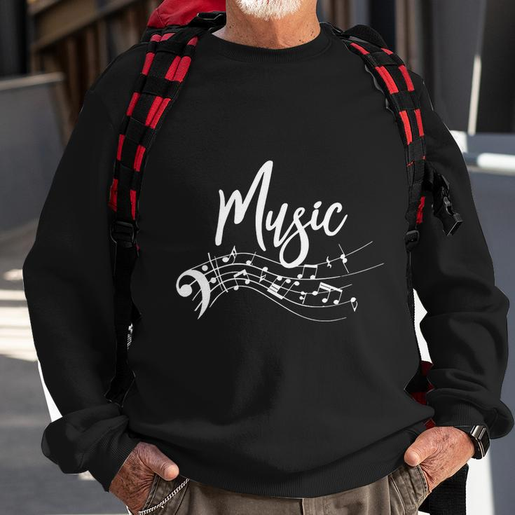 Music Notes V2 Sweatshirt Gifts for Old Men