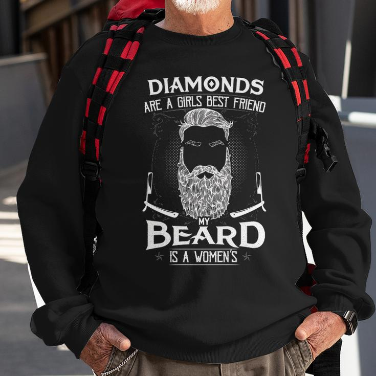 My Beard - A Womens Best Friend Sweatshirt Gifts for Old Men