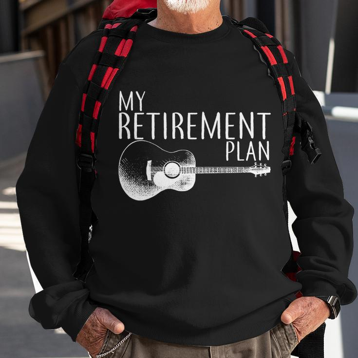 My Retirement Plan Playing Guitar Tshirt Sweatshirt Gifts for Old Men