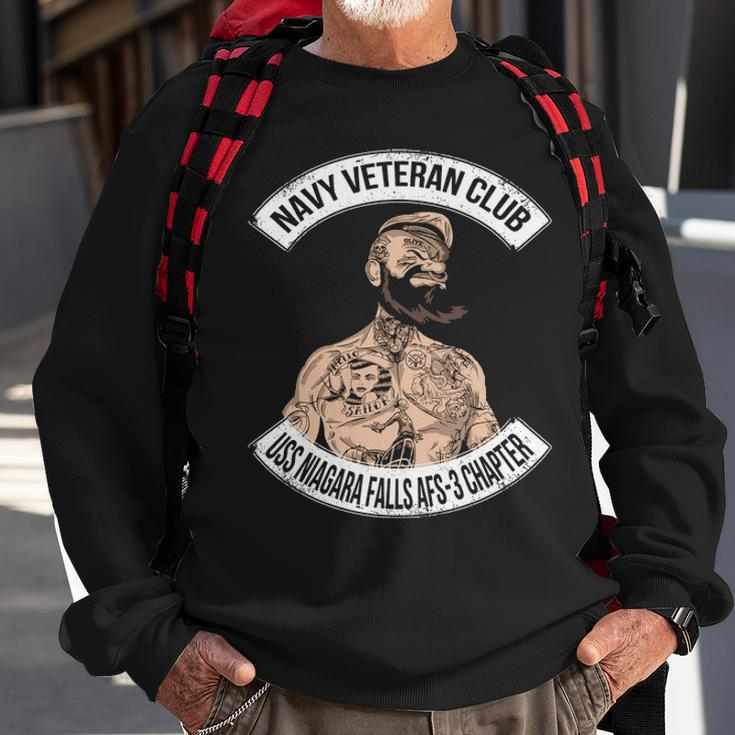 Navy Uss Niagara Falls Afs Sweatshirt Gifts for Old Men