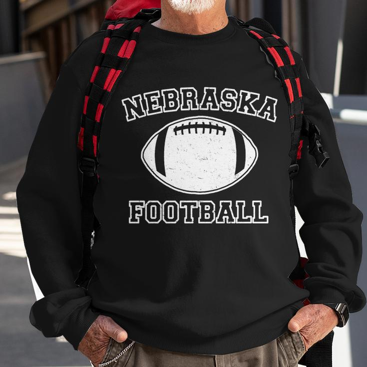 Nebraska Football Vintage Distressed Sweatshirt Gifts for Old Men