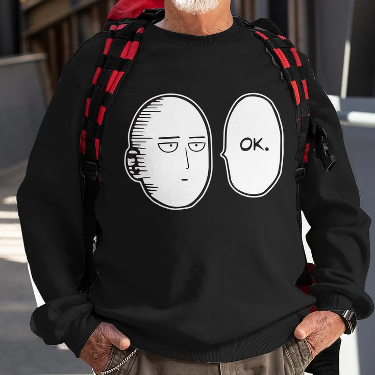 Op Man Saitama Ok Sweatshirt Gifts for Old Men